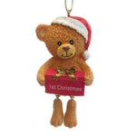Baby's First Christmas Teddy Tree Decoration